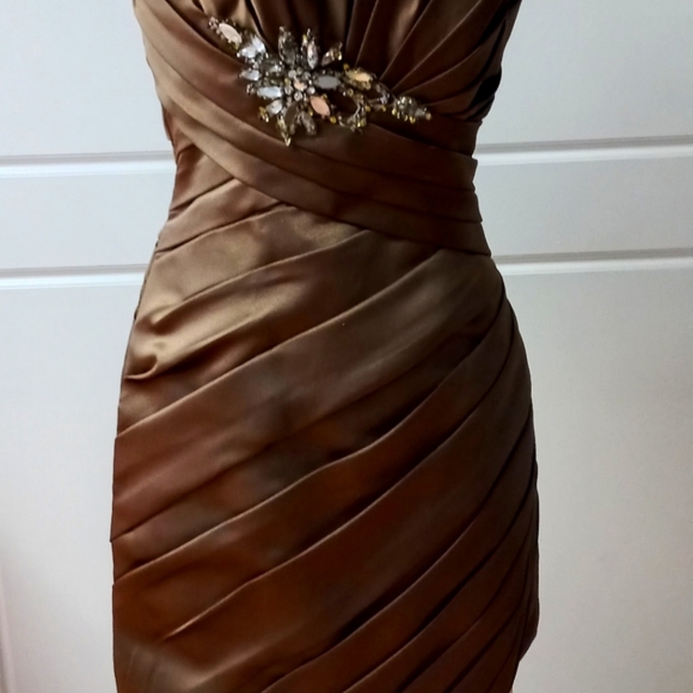 Alexia #4054 Satin Cocktail Dress
